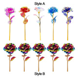 Maxbell 5 Pieces Valentines Gift Artificial Floral Roses for Wedding Anniversary Day