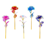 Maxbell 5 Pieces Valentines Gift Artificial Floral Roses for Wedding Anniversary Day