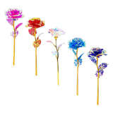 Maxbell 5 Pieces Valentines Gift Artificial Floral Roses for Wedding Anniversary Day