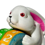 Maxbell Rabbit Calendar Easter Ornament Easter Decor Cartoon for Shelf Office Indoor