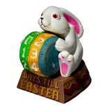 Maxbell Rabbit Calendar Easter Ornament Easter Decor Cartoon for Shelf Office Indoor