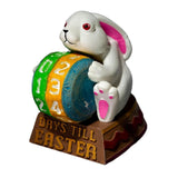 Maxbell Rabbit Calendar Easter Ornament Easter Decor Cartoon for Shelf Office Indoor