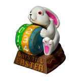 Maxbell Rabbit Calendar Easter Ornament Easter Decor Cartoon for Shelf Office Indoor
