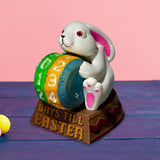 Maxbell Rabbit Calendar Easter Ornament Easter Decor Cartoon for Shelf Office Indoor
