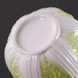 Maxbell Ceramic Tea Jar Cabbage Tea Can Organizer Tea Tin for Nuts Tea Leaves Coffee