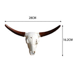 Maxbell Skull Sheep Head Wall Sculpture for Home Decor Gift 3D Wall Hanging Ornament Style A