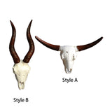 Maxbell Skull Sheep Head Wall Sculpture for Home Decor Gift 3D Wall Hanging Ornament Style A