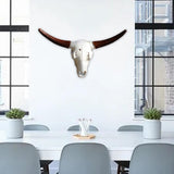 Maxbell Skull Sheep Head Wall Sculpture for Home Decor Gift 3D Wall Hanging Ornament Style A