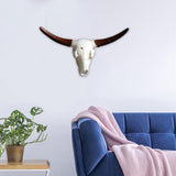 Maxbell Skull Sheep Head Wall Sculpture for Home Decor Gift 3D Wall Hanging Ornament Style A