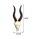 Maxbell Skull Sheep Head Wall Sculpture for Home Decor Gift 3D Wall Hanging Ornament Style B