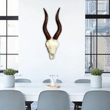 Maxbell Skull Sheep Head Wall Sculpture for Home Decor Gift 3D Wall Hanging Ornament Style B