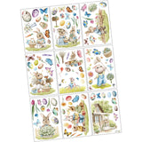 Maxbell Set of 9 Sheets Easter Window Decals Double Sided for Home Decor Accessories