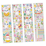 Maxbell 12x Easter Bunny Window Clings Easter Decoration for School Bathroom Kitchen