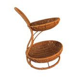 Maxbell 2 Tier Storage Basket Bread Box Food Holder for Living Room Patio Countertop