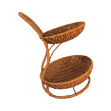 Maxbell 2 Tier Storage Basket Bread Box Food Holder for Living Room Patio Countertop