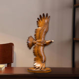 Maxbell Eagle Statue Resin Table Ornament Eagle Figurine for Dining Room Bookshelf