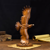 Maxbell Eagle Statue Resin Table Ornament Eagle Figurine for Dining Room Bookshelf