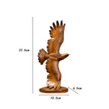 Maxbell Eagle Statue Resin Table Ornament Eagle Figurine for Dining Room Bookshelf