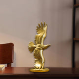 Maxbell Eagle Statue Resin Table Ornament Eagle Figurine for Dining Room Bookshelf