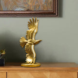 Maxbell Eagle Statue Resin Table Ornament Eagle Figurine for Dining Room Bookshelf