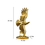 Maxbell Eagle Statue Resin Table Ornament Eagle Figurine for Dining Room Bookshelf