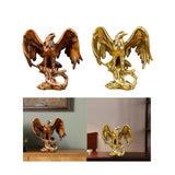Maxbell Eagle Statue Resin Table Ornament for Lawn Porch Bookshelf Drawing Room