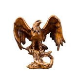 Maxbell Eagle Statue Resin Table Ornament for Lawn Porch Bookshelf Drawing Room