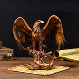 Maxbell Eagle Statue Resin Table Ornament for Lawn Porch Bookshelf Drawing Room