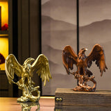 Maxbell Eagle Statue Resin Table Ornament for Lawn Porch Bookshelf Drawing Room