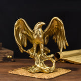 Maxbell Eagle Statue Resin Table Ornament for Lawn Porch Bookshelf Drawing Room