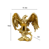 Maxbell Eagle Statue Resin Table Ornament for Lawn Porch Bookshelf Drawing Room