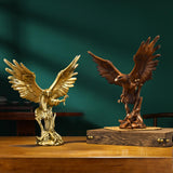 Maxbell Eagle Statues Eagle Figurine for Bookshelf Home Office Desktop Display Decor