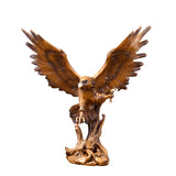 Maxbell Eagle Statues Eagle Figurine for Bookshelf Home Office Desktop Display Decor