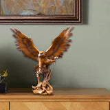 Maxbell Eagle Statues Eagle Figurine for Bookshelf Home Office Desktop Display Decor