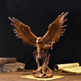 Maxbell Eagle Statues Eagle Figurine for Bookshelf Home Office Desktop Display Decor