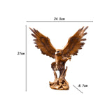 Maxbell Eagle Statues Eagle Figurine for Bookshelf Home Office Desktop Display Decor