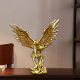 Maxbell Eagle Statues Eagle Figurine for Bookshelf Home Office Desktop Display Decor