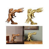 Maxbell Eagle Figurine Sculpture for Desktop Display Decor Dining Room Lawn Porch