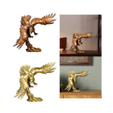 Maxbell Eagle Figurine Sculpture for Desktop Display Decor Dining Room Lawn Porch