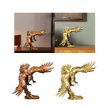 Maxbell Eagle Figurine Sculpture for Desktop Display Decor Dining Room Lawn Porch