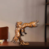 Maxbell Eagle Figurine Sculpture for Desktop Display Decor Dining Room Lawn Porch