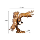 Maxbell Eagle Figurine Sculpture for Desktop Display Decor Dining Room Lawn Porch
