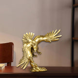 Maxbell Eagle Figurine Sculpture for Desktop Display Decor Dining Room Lawn Porch