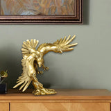 Maxbell Eagle Figurine Sculpture for Desktop Display Decor Dining Room Lawn Porch