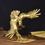 Maxbell Eagle Figurine Sculpture for Desktop Display Decor Dining Room Lawn Porch
