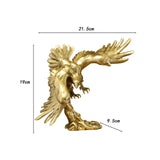 Maxbell Eagle Figurine Sculpture for Desktop Display Decor Dining Room Lawn Porch