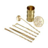 Maxbell 7 Pieces Chinese Incense Ceremony Set Incense Making Set for Yoga Meditation