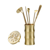 Maxbell 7 Pieces Chinese Incense Ceremony Set Incense Making Set for Yoga Meditation