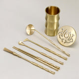 Maxbell 7 Pieces Chinese Incense Ceremony Set Incense Making Set for Yoga Meditation