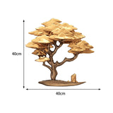 Maxbell Welcome Guests Tree Wall Sculpture Wall Art Sculpture for Cafe Bedroom Hotel